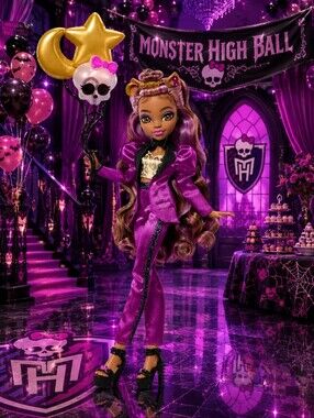 🍦●Monster High Monster Ball Clawdeen Wolf Doll